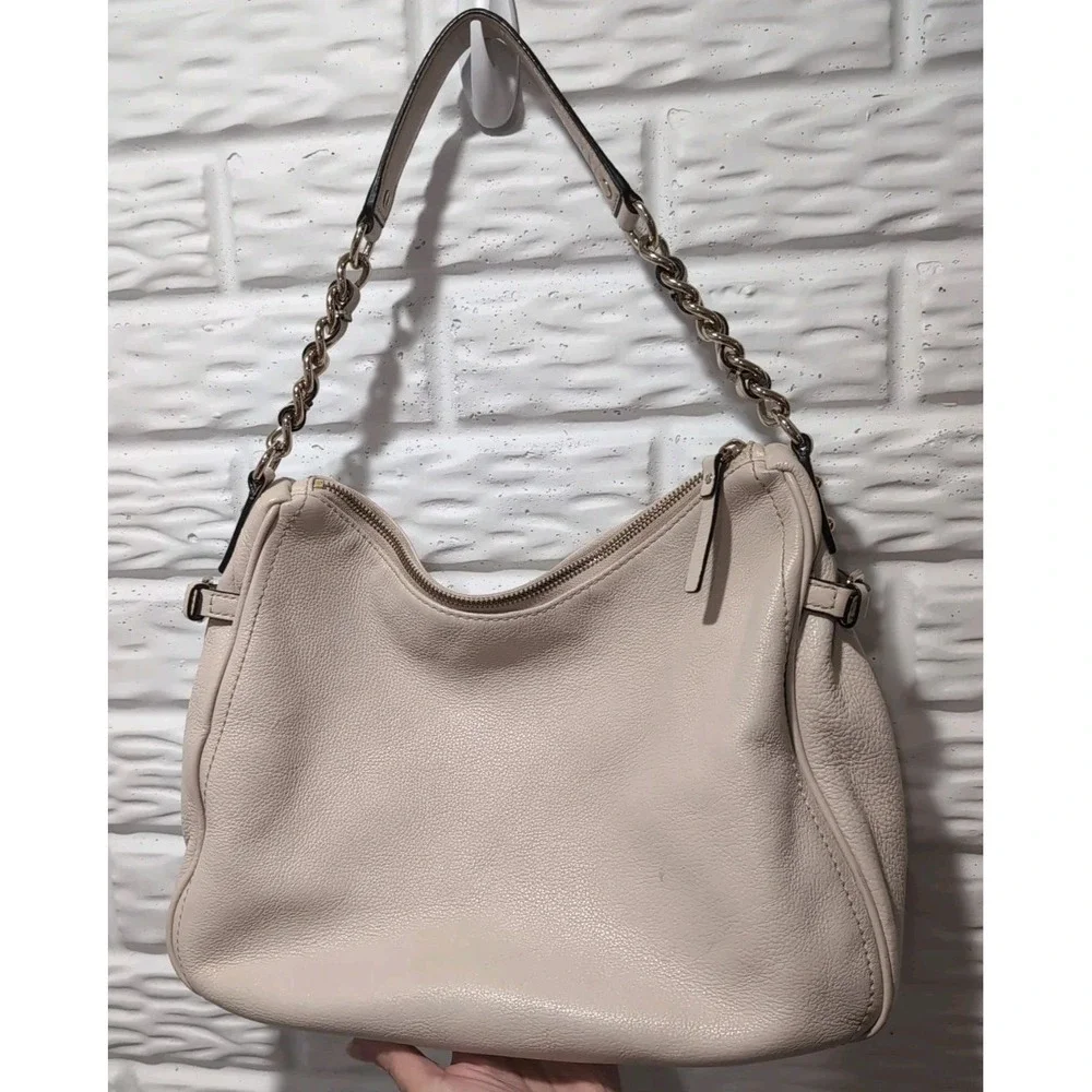 Kate Spade New York Pebble Leather Pine Street Finley Hobo Shoulder Handbag Pink